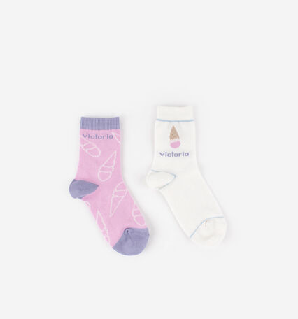 KIDS' ICE-CREAMS PRINT SOCKS