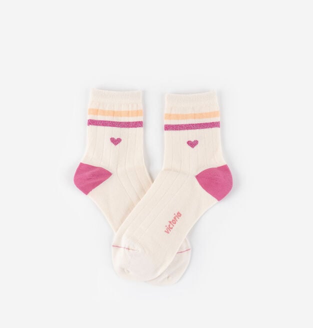 CHAUSSETTE COTON RAYURES