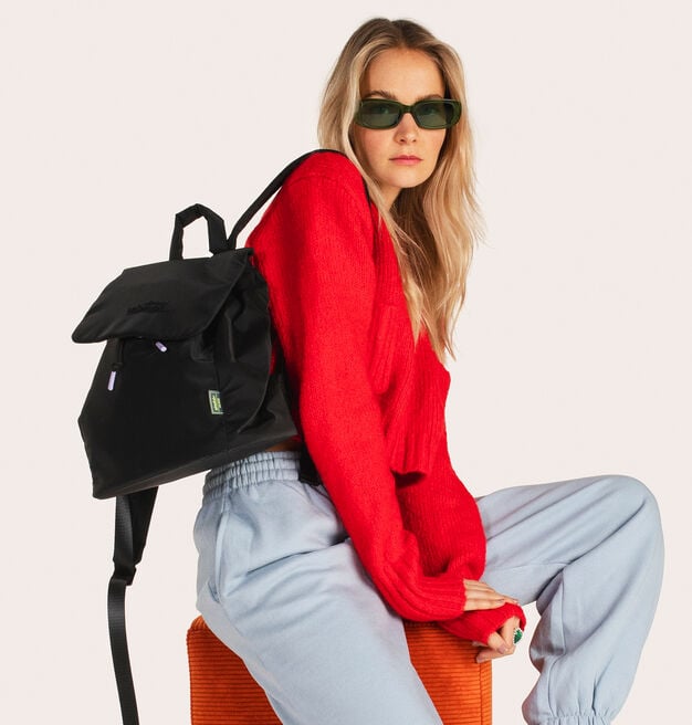 BACKPACK NYLON METALLISED