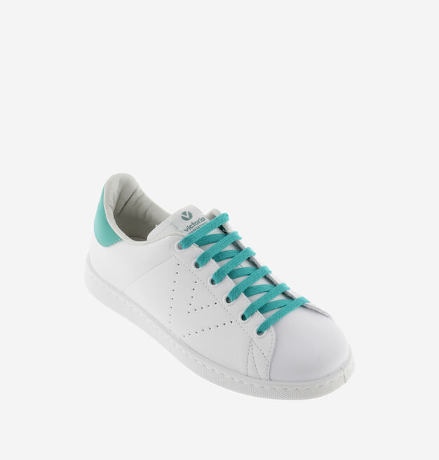 TENIS FAUX LEATHER & NEON