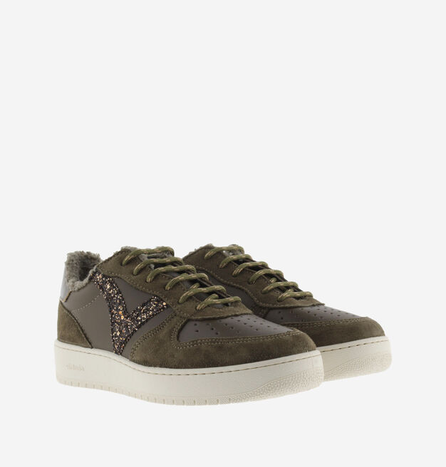 MADRID FAUX LEATHER/SUEDE & GLITTER