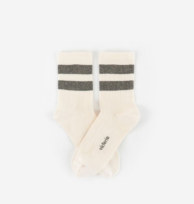 COTTON LUREX SOCK