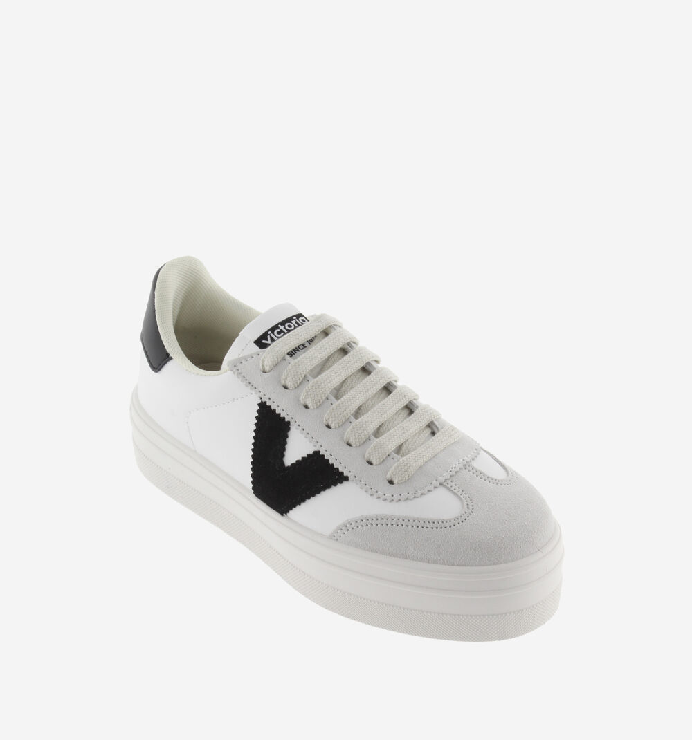 Victoria Stivaletti Berlin Donna - Pelle E Glitter - Tacco Piatto - Lacci - Made In Spagna - Foto 2