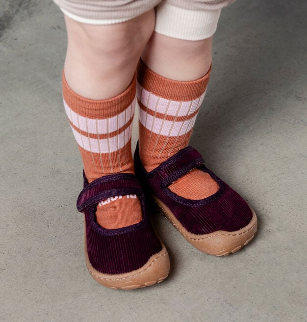 BOSCO SCRATCH BALLERINE BAREFOOT VELOURS C&Ocirc;TEL&Eacute;
