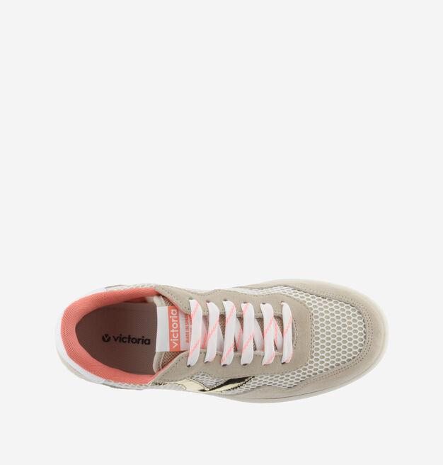 MADRID SPLIT LEATHER/MESH & METAL