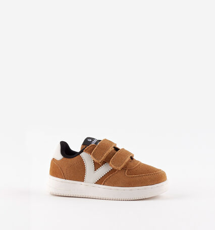 TIEMPO SPLIT LEATHER TRAINERS