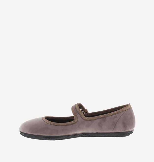 ODA BALLERINE VELOURS & BOUCLE