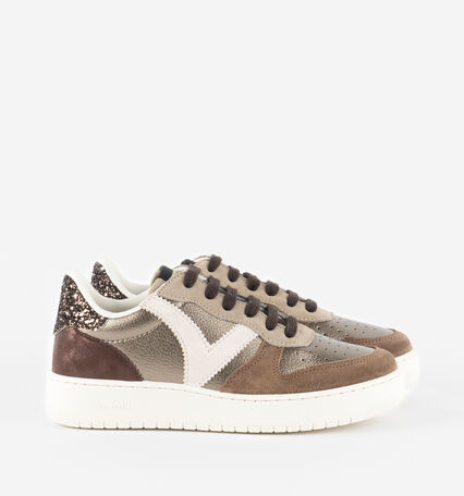 MADRID METAL & SPLIT LEATHER