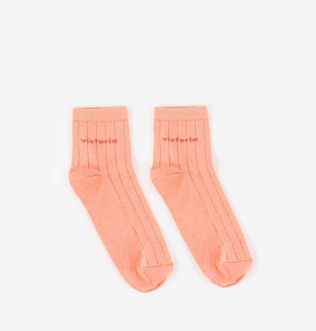 CHAUSSETTE COTON FLUO