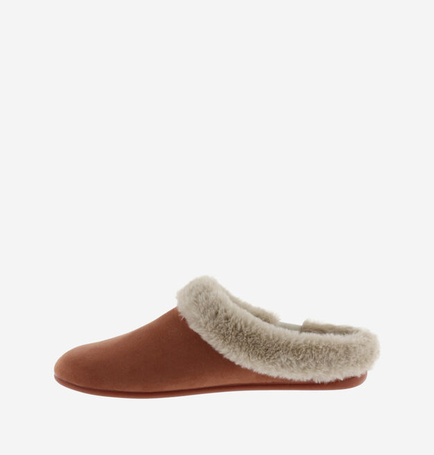 NORTE SUEDE IMITATION SLIPPER WITH SOFT FUR