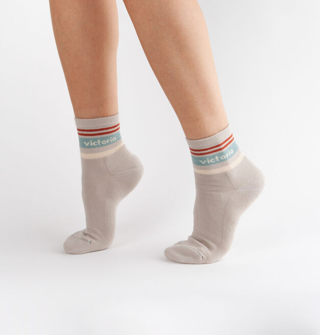 STRIPED RETRO ANKLE SOCKS