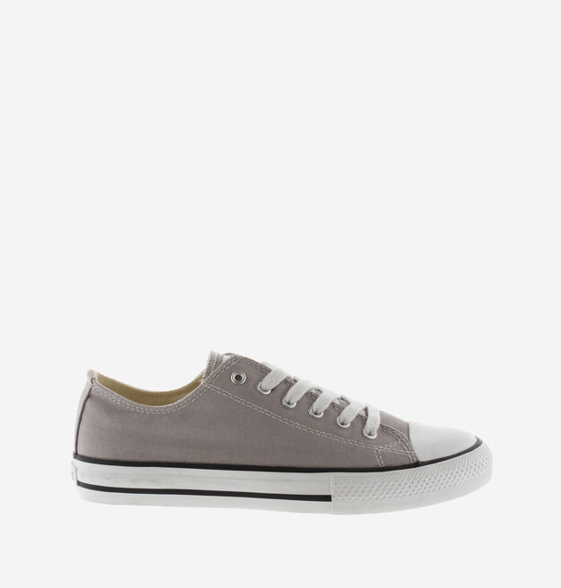 VICTORIA TRIBU CANVAS LOW Hoher sneaker Schnürsenkel GRIS