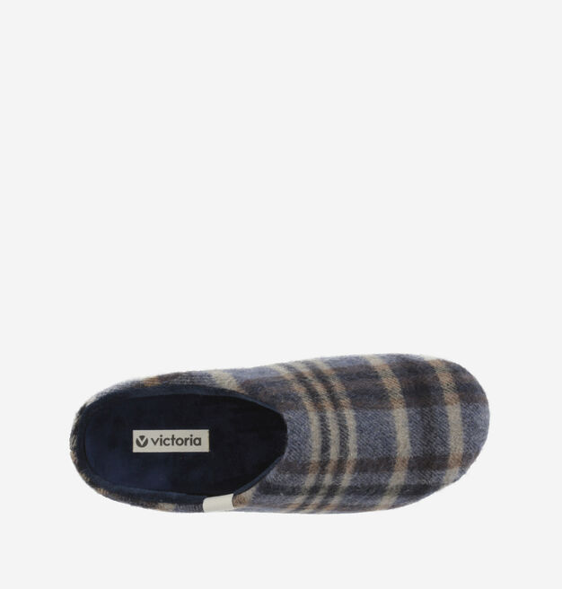 NORTE CHECKED PRINT SLIPPERS