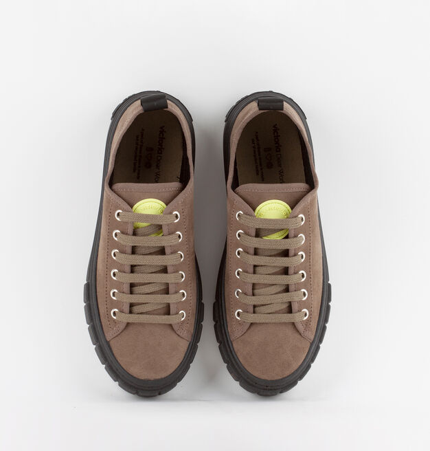 ABRIL RECYCLED FAUX SUEDE SNEAKERS