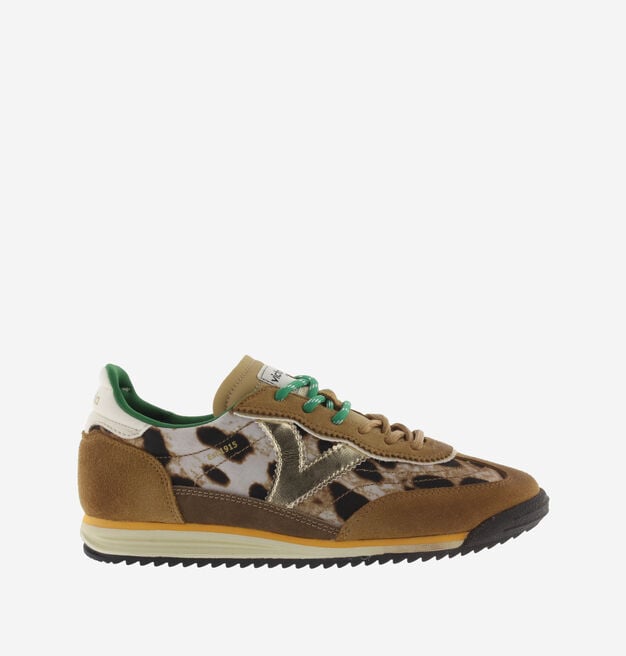 SATURNO NYLON ANIMAL PRINT & SPALTLEDER