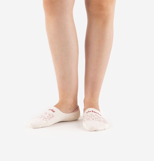 ANIMAL PRINT INVISIBLE PINKY SOCK