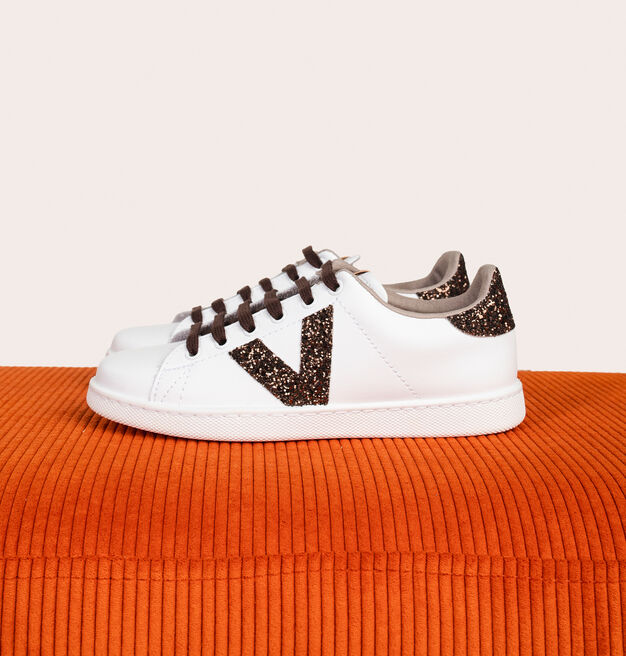 TENIS GLITTER LOGO