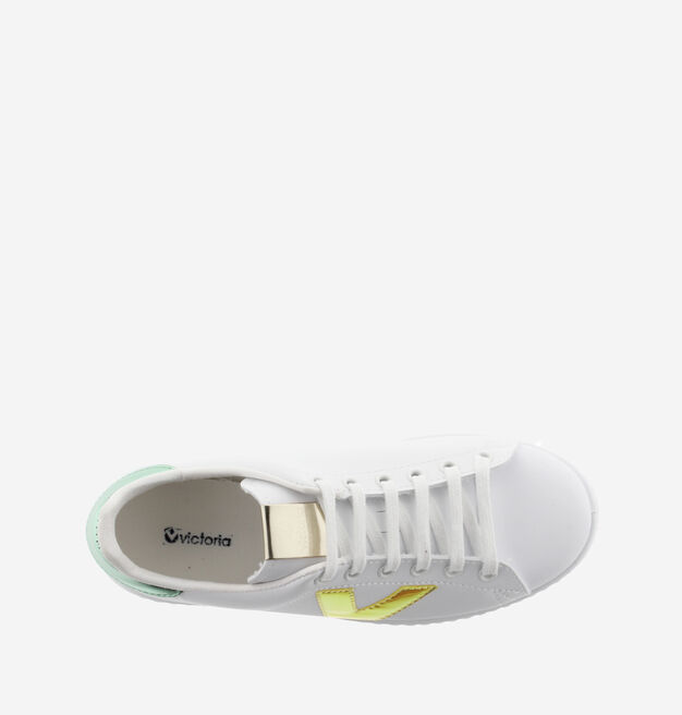TENIS EFECTO PIEL VINILO