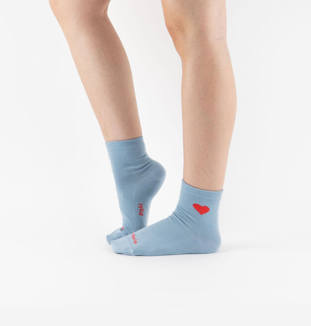BAREFOOT COTTON SOCK HEART