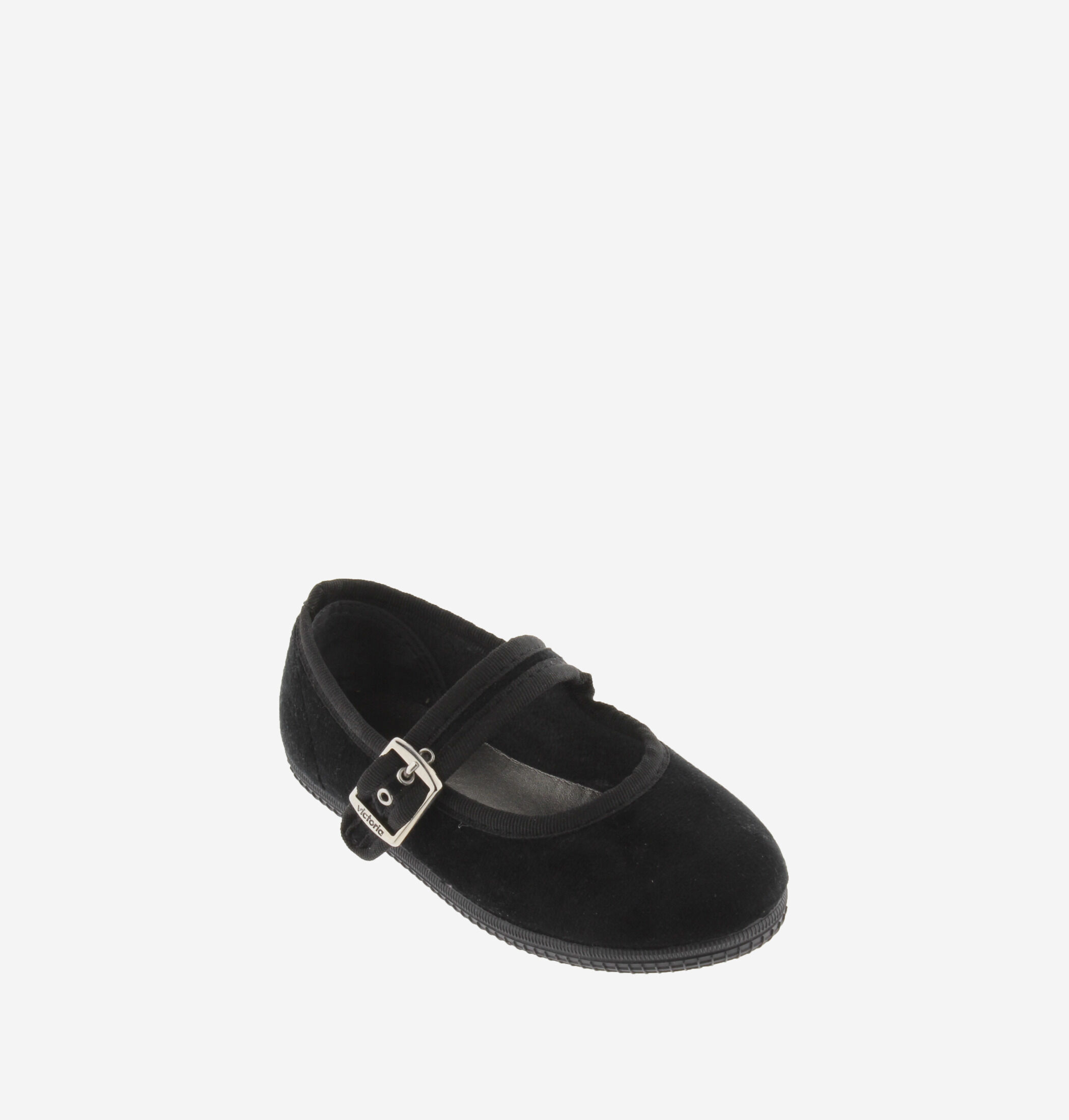 フラットシューズ ^Victoria Shoes^ Oda Mary Jane 1049915CRUDO 5002865761 ODA VELVET MARY JANE & BUCKLE | Victoria Shoes