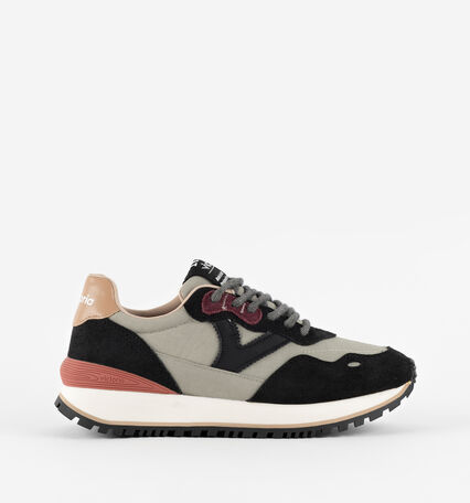 VIENTO NYLON & MULTICOLOUR SPLIT LEATHER