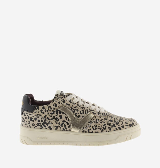 SEUL ANIMAL PRINT SPLIT LEATHER & METAL