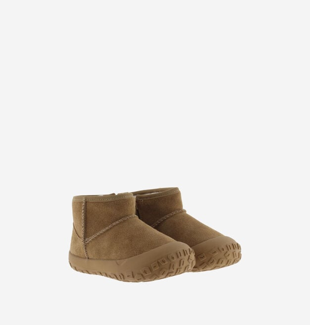 HALO STIEFELETTE VELOURSLEDER & LAMMFELL-OPTIK