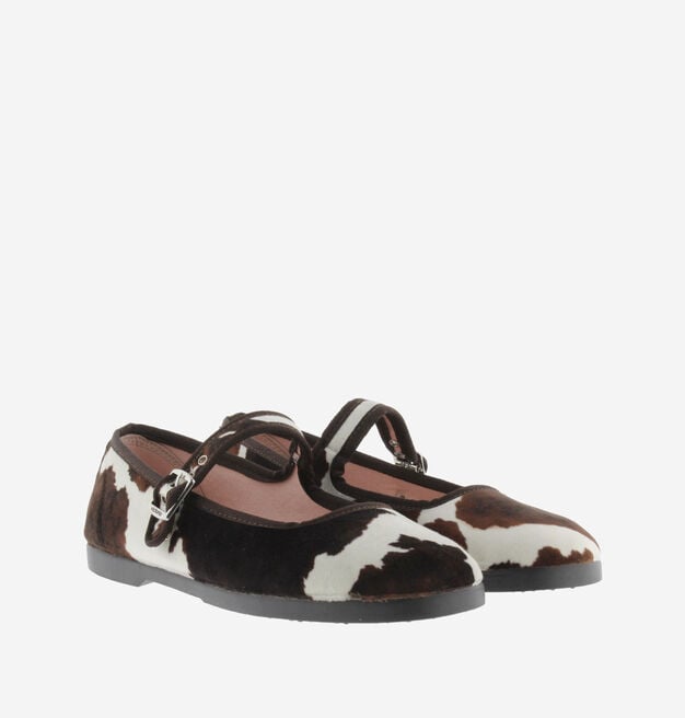 GONG-FU BALLERINA VELLUTO STAMPA ANIMALE