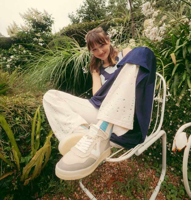 SEUL FRANSIGE CANVAS & VELOURSLEDER