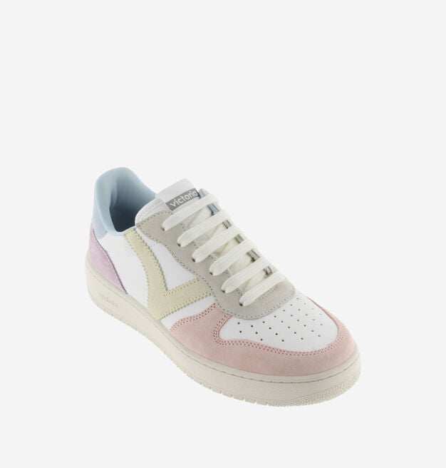 MADRID EFFET CUIR & DAIM MULTICOLORE