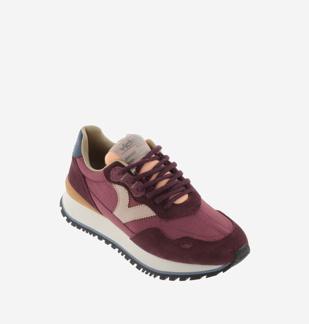VIENTO NYLON & MULTICOLOUR SPLIT LEATHER