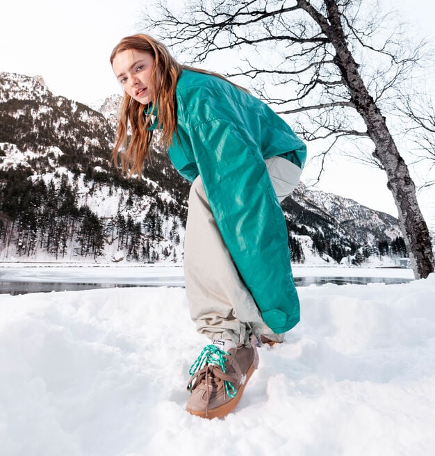 BERL&Iacute;N CICLISTA SPLIT LEATHER & FANTASY CORD