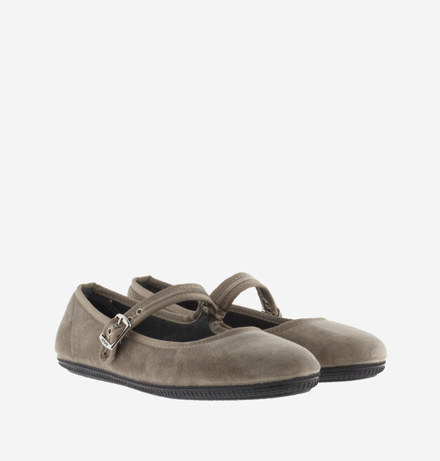ODA VELVET MARY JANE & BUCKLE