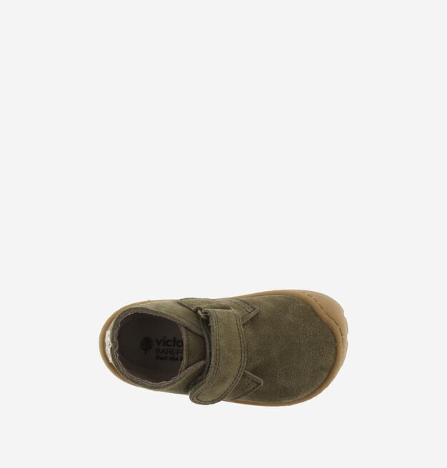 BOSCO BAREFOOT KLETTVERSCHLUSS STIEFELETTE VELOURSLEDER
