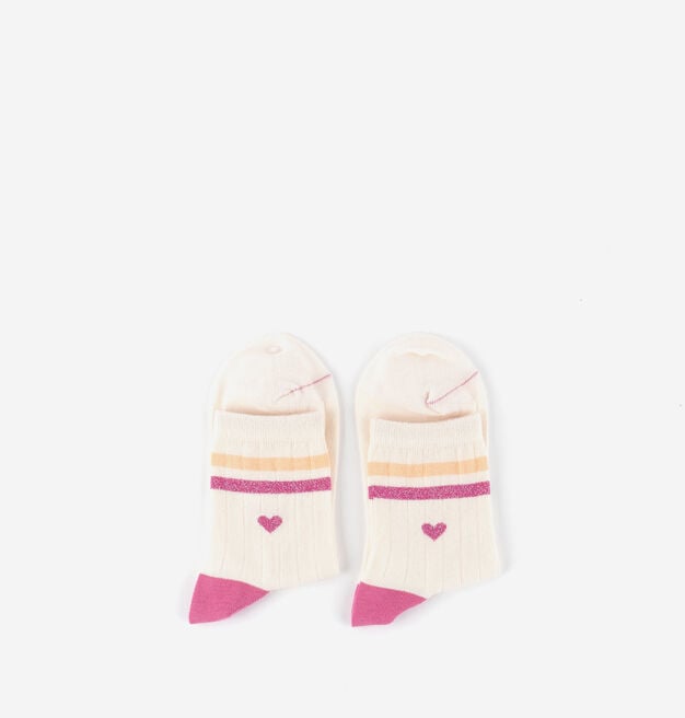 CHAUSSETTE COTON RAYURES