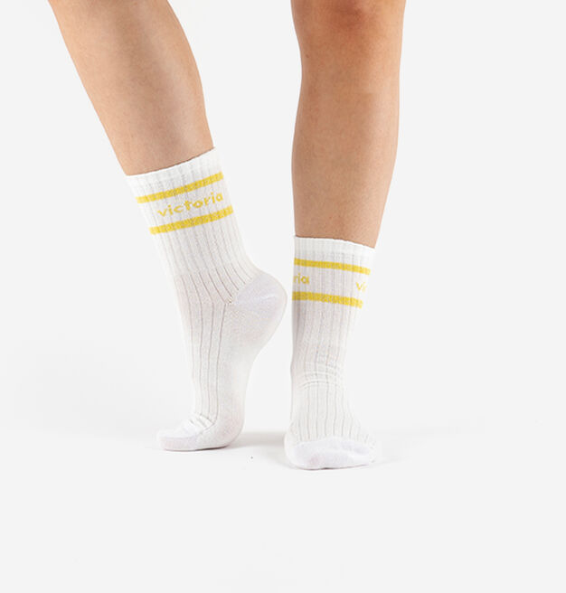 BAUMWOLLE-SOCKE & LUREX