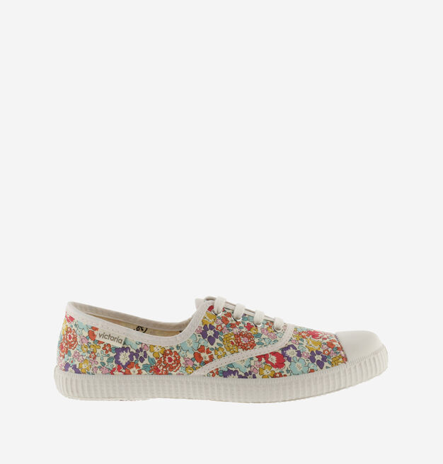 1915 VORFUSS-SEGELTUCH-STOFF FLORAL LIBERTYMUSTER