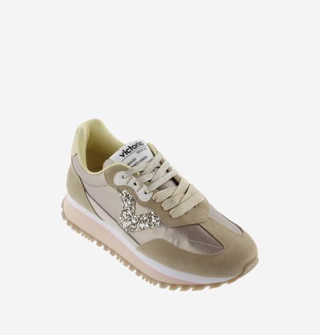 VIENTO METALLIC NYLON & SUEDE