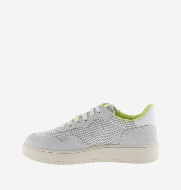 MADRID SPLIT LEATHER/MESH & METAL