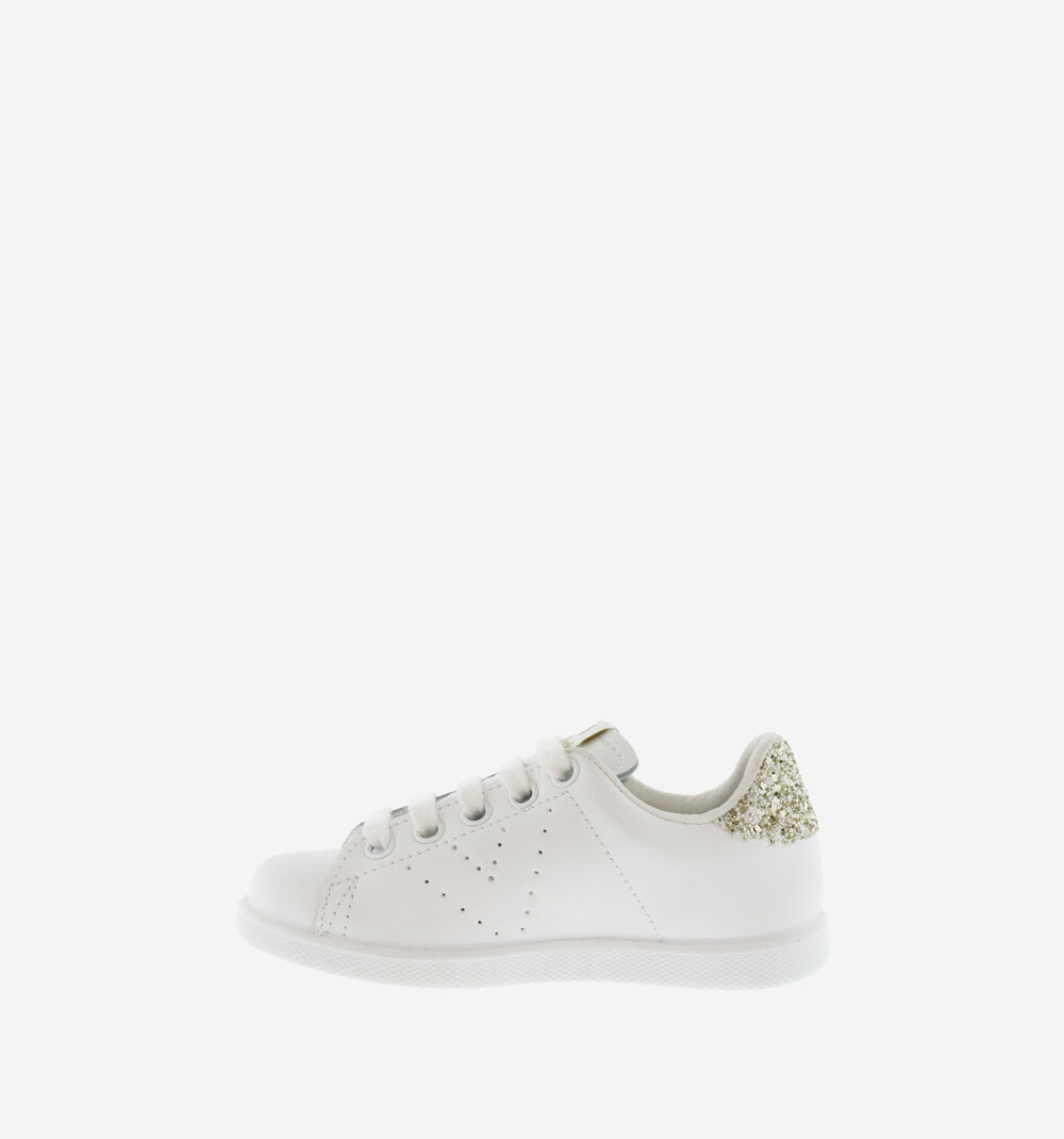 Leather Deportivo Basket Piel TENIS LEATHER GLITTER Victoria Shoes