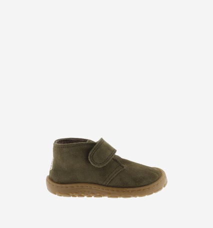BOSCO BAREFOOT KLETTVERSCHLUSS STIEFELETTE VELOURSLEDER