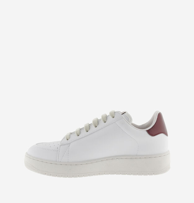 MADRID SYNTHETIC EFFECT METALLIC LEATHER TRAINER