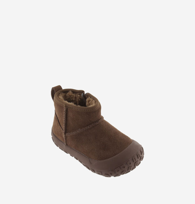 HALO STIEFELETTE VELOURSLEDER & LAMMFELL-OPTIK