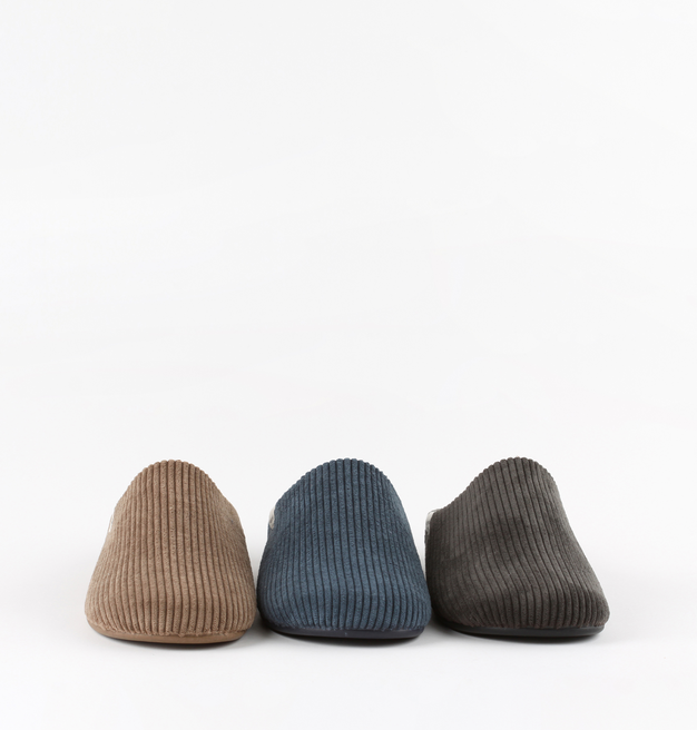 NORTE VELOURS CÔTELÉ SLIPPERS