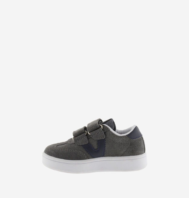 MILLAS SPLIT LEATHER TRAINER WITH STRAPS