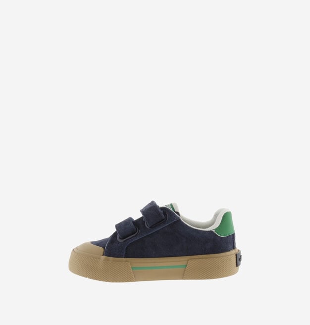 TRIBU LARGE CHAUSSANT CUIR FENDU & CONTRASTE