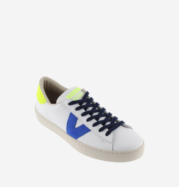 BERLÍN ZAPATILLAS PIEL & NEÓN