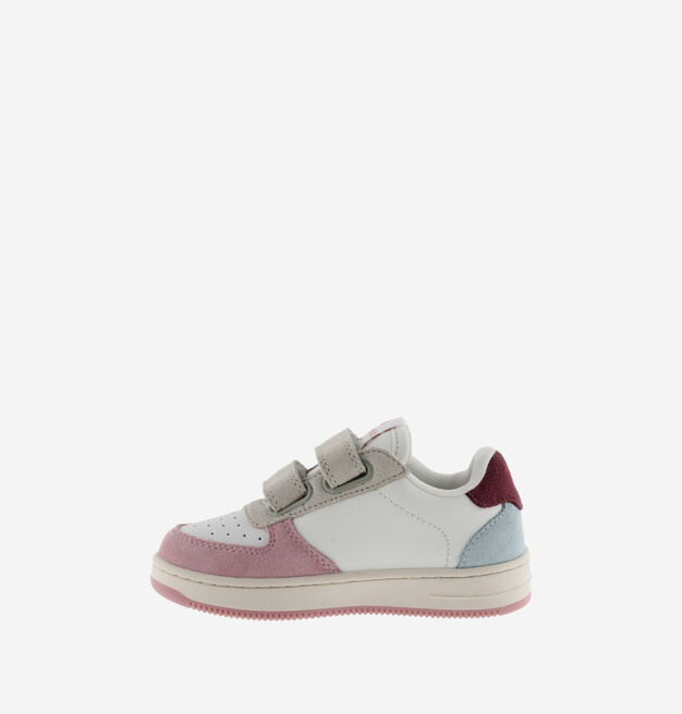 TIEMPO STRAPS FAUX LEATHER & MULTICOLOURED SUEDE