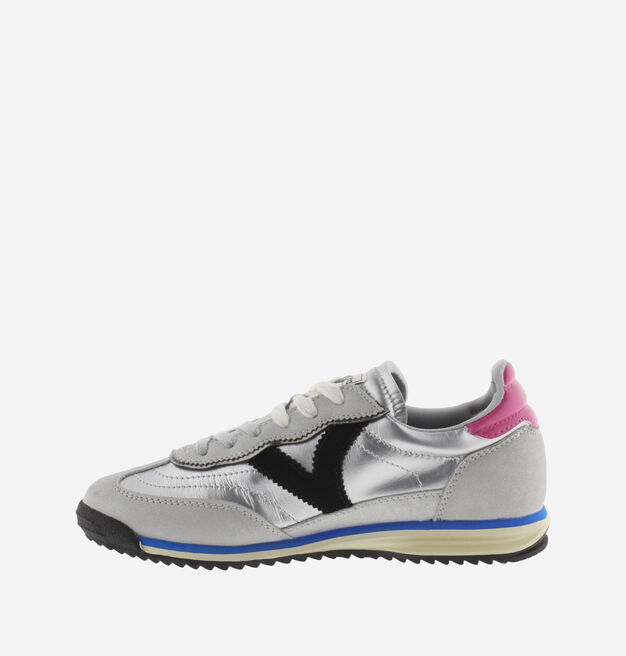 SATURNO METAL NYLON & SPLIT LEATHER