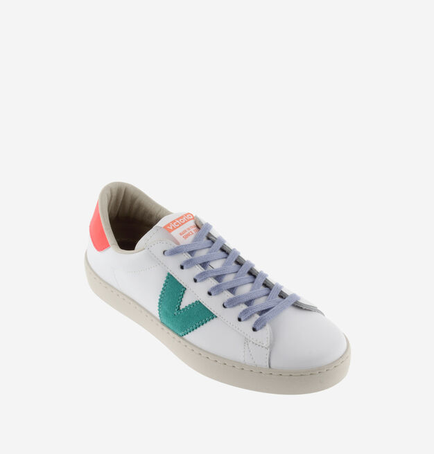 BERLÍN ZAPATILLAS PIEL & NEÓN